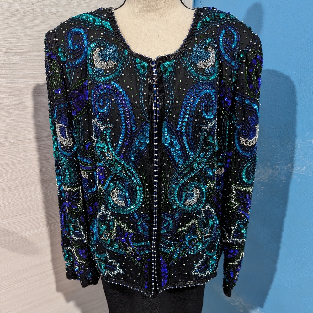 Laurence Kazan beaded blazer